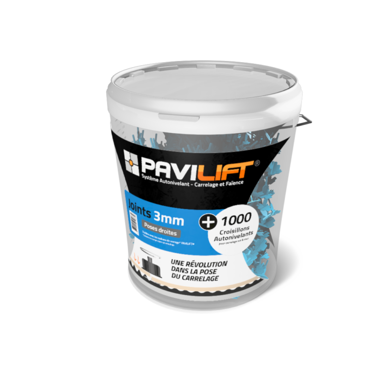 Boîte de 1000 croisillons autonivelants PAVILIFT 3 mm en +