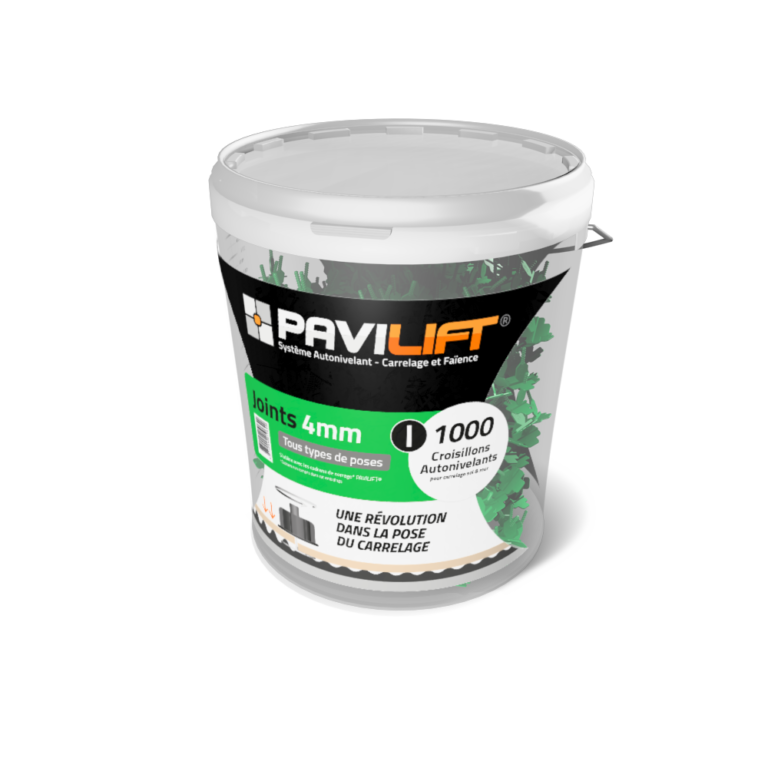 Boîte de 1000 croisillons autonivelants PAVILIFT 4 mm en I