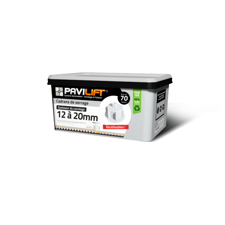 Seau de 70 cadrans de serrage PAVILIFT 12-20mm