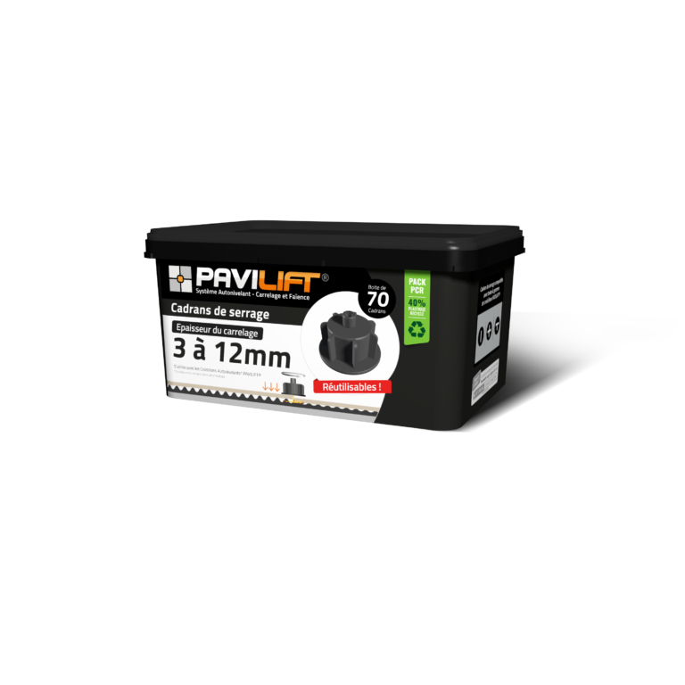 Seau de 70 cadrans de serrage PAVILIFT 3-12mm