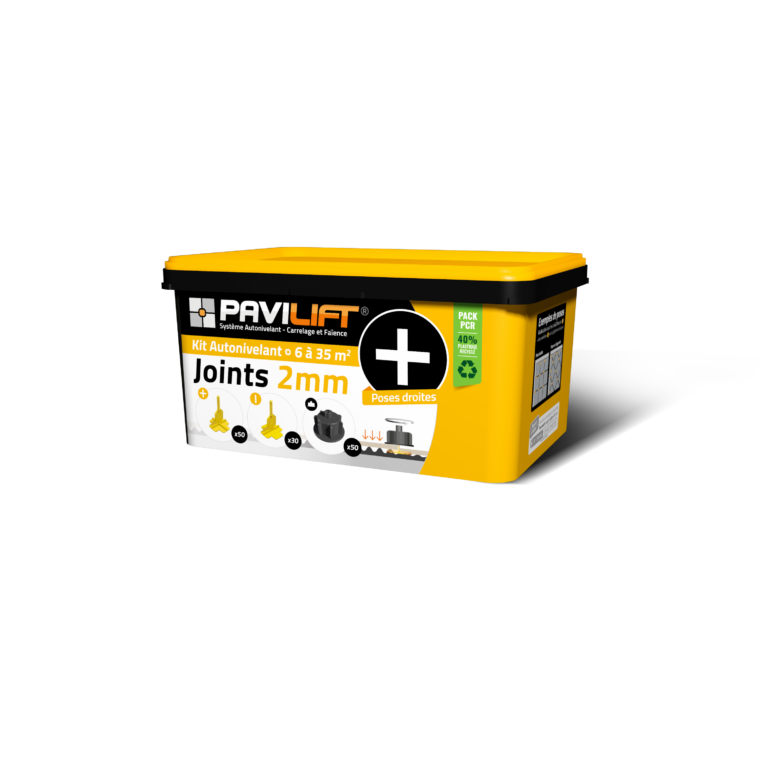 Kit croisillons autonivelants PAVILIFT pose de carrelage joint 2mm +