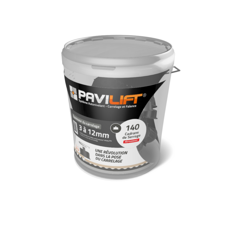 Seau de 140 cadrans de serrage PAVILIFT 3-12mm